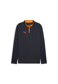 Puma - Męska bluza piłkarska individualCUP z zamkiem 1/4 PUMA. Kolor: pomarańczowy, niebieski, czerwony, wielokolorowy, żółty. Sport: piłka nożna #1