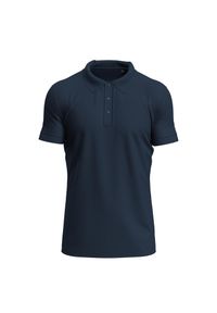 Stedman - Męska Koszulka Polo Clive. Typ kołnierza: polo. Kolor: niebieski