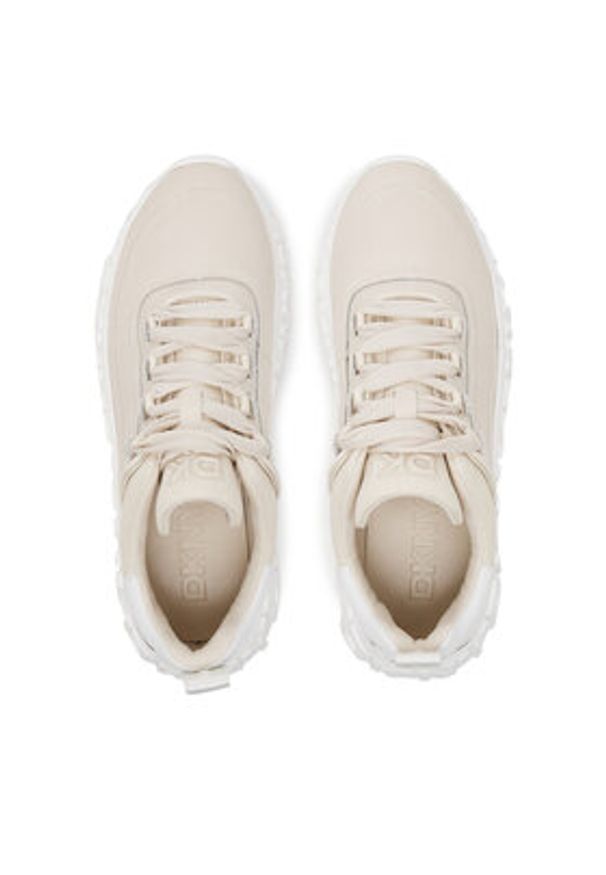 DKNY Sneakersy K1522639 Brązowy. Kolor: brązowy. Materiał: materiał