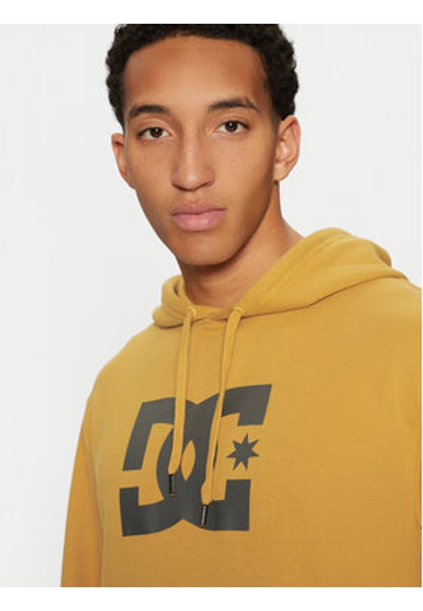 DC Shoes Bluza Star ADYSF03099 Żółty Relaxed Fit. Kolor: żółty. Materiał: bawełna