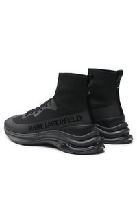 Karl Lagerfeld - KARL LAGERFELD Sneakersy KL53141 Czarny. Kolor: czarny. Materiał: skóra #4
