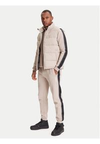 Guess Bezrękawnik Z5YL08 WGTN0 Beżowy Regular Fit. Kolor: beżowy. Materiał: syntetyk. Długość rękawa: bez rękawów