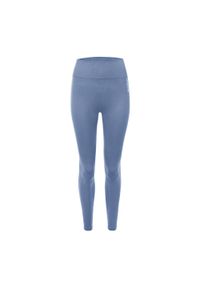 Legginsy treningowe damskie Carpatree Vibe Seamless. Kolor: niebieski