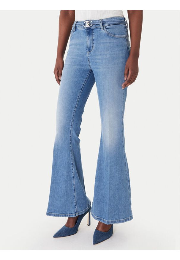 Liu Jo Jeansy UA6159 D0264 Niebieski Flare Fit. Kolor: niebieski