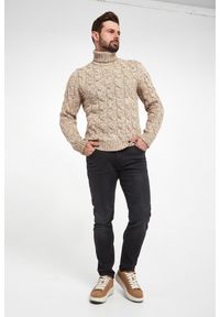 JOOP! Jeans - Golf męski z wełną Onur JOOP! JEANS. Typ kołnierza: golf. Materiał: wełna #3