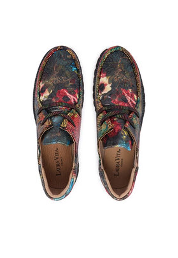 Laura Vita Półbuty Ifcigo 62 Kolorowy. Materiał: skóra. Wzór: kolorowy