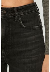 Guess Jeans - Jeansy. Stan: podwyższony. Kolor: czarny. Materiał: tkanina, bawełna, denim, elastan #3