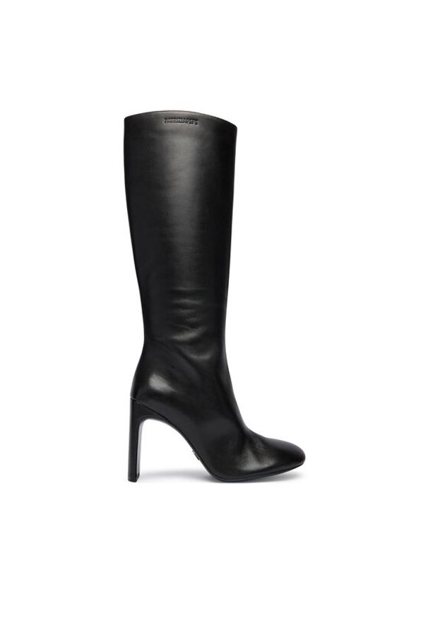 Patrizia Pepe Kozaki 2Y0035 L048 K103 Czarny. Kolor: czarny. Materiał: skóra