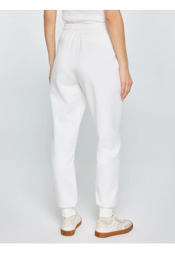 Big-Star - Spodnie damskie dresowe białe Fonia 100. Okazja: na co dzień, na spacer. Kolor: biały. Materiał: dresówka. Typ sukienki: sportowe. Styl: casual, sportowy