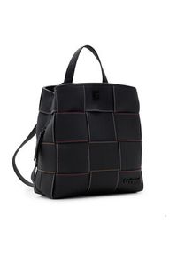 Desigual Plecak Yoko Negro Sumy Mini 25SAKP35 Czarny. Kolor: czarny. Materiał: skóra #7