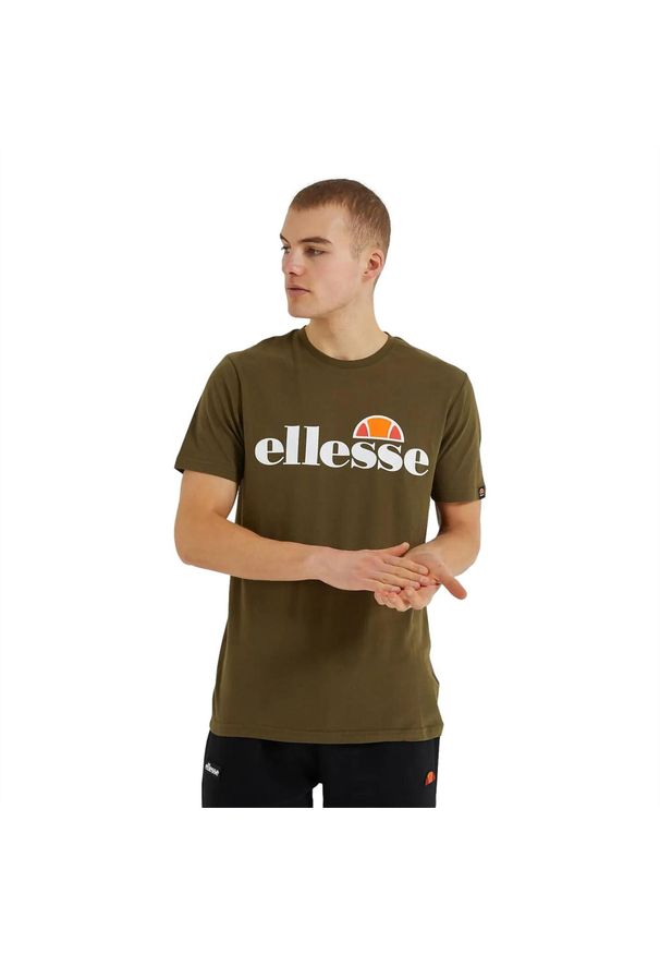 Koszulka męska Ellesse Sl Prado. Kolor: zielony, biały, wielokolorowy