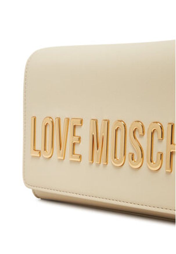 Love Moschino - LOVE MOSCHINO Torebka JC4103PP1MKD0110 Beżowy. Kolor: beżowy. Materiał: skórzane
