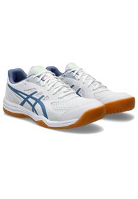 Buty halowe Asics Upcourt 5. Kolor: szary, biały, niebieski, wielokolorowy #1