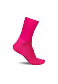 LUXA - Skarpety Rowerowe Unisex Luxa Fluo. Kolor: różowy. Materiał: poliamid, elastan #1