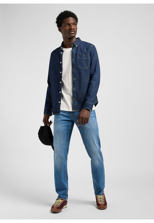 Lee - MESKIE SPODNIE JEANSOWE LEE DAREN ZIP FLY DENIM SAVANT 112370646