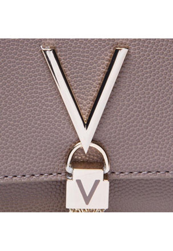 VALENTINO - Valentino Torebka Divina VBS1R401G Beżowy. Kolor: beżowy. Materiał: skórzane