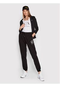 Armani Exchange Spodnie dresowe 8NYPCX YJ68Z 1200 Czarny Regular Fit. Kolor: czarny. Materiał: bawełna