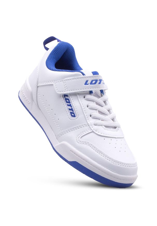 Buty sportowe dziecięce LOTTO TOCO BC sneakersy. Kolor: niebieski, wielokolorowy, biały. Sport: turystyka piesza
