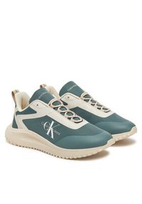 Calvin Klein Jeans Sneakersy Eva Runner Low Lace Ml Mix YM0YM00968 Niebieski. Kolor: niebieski. Materiał: materiał #6