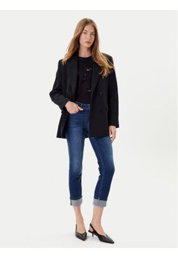 Liu Jo Jeansy UF5006 D4615 Granatowy Regular Fit. Kolor: niebieski