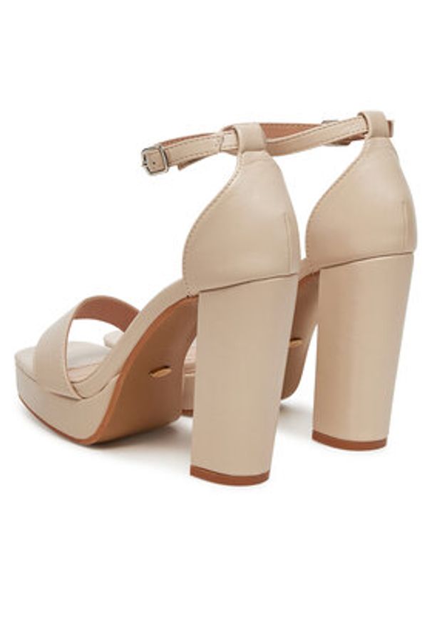 DeeZee Sandały LE601-19 Écru. Materiał: materiał, syntetyk