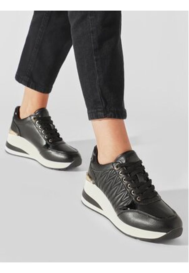 Aldo Sneakersy Gradskiy 13661559 Czarny. Kolor: czarny. Materiał: skóra