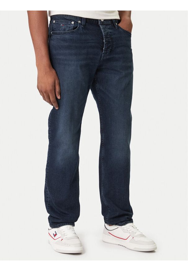 Tommy Jeans Jeansy Ryan DM0DM22588 Fioletowy Slim Fit. Kolor: fioletowy