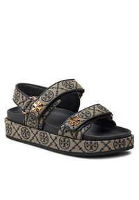Tory Burch Sandały 155154 Granatowy. Kolor: niebieski. Materiał: materiał #5