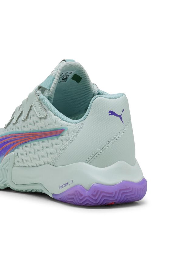 Puma - Damskie buty do padla NOVA Elite PUMA Peaceful Blue Purple Glimmer Safe Lake. Okazja: na co dzień. Kolor: niebieski, wielokolorowy, fioletowy