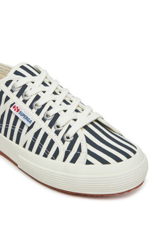 Superga Tenisówki S8148TW Granatowy. Kolor: niebieski. Materiał: materiał