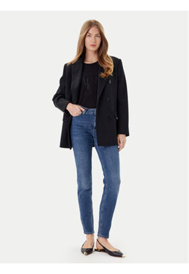 Liu Jo Jeansy UF5013 D0277 78920 Granatowy Slim Fit. Kolor: niebieski