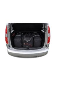 KJUST - Torby Do Bagażnika Skoda Roomster 2006-2015 4Szt Kjust. Kolor: czarny. Styl: sportowy #1