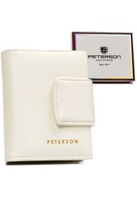 Portfel damski Peterson PTN 42329-F8 biały. Kolor: biały