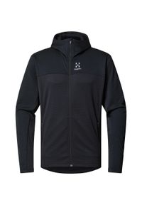 Haglöfs - Bluza z kapturem męska Lark Mid Hood. Typ kołnierza: kaptur. Kolor: czarny