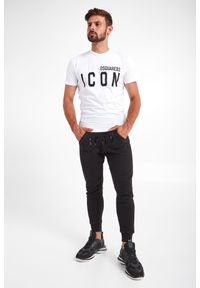 T-shirt DSQUARED2. Materiał: bawełna. Długość rękawa: krótki rękaw. Długość: krótkie. Wzór: nadruk #5