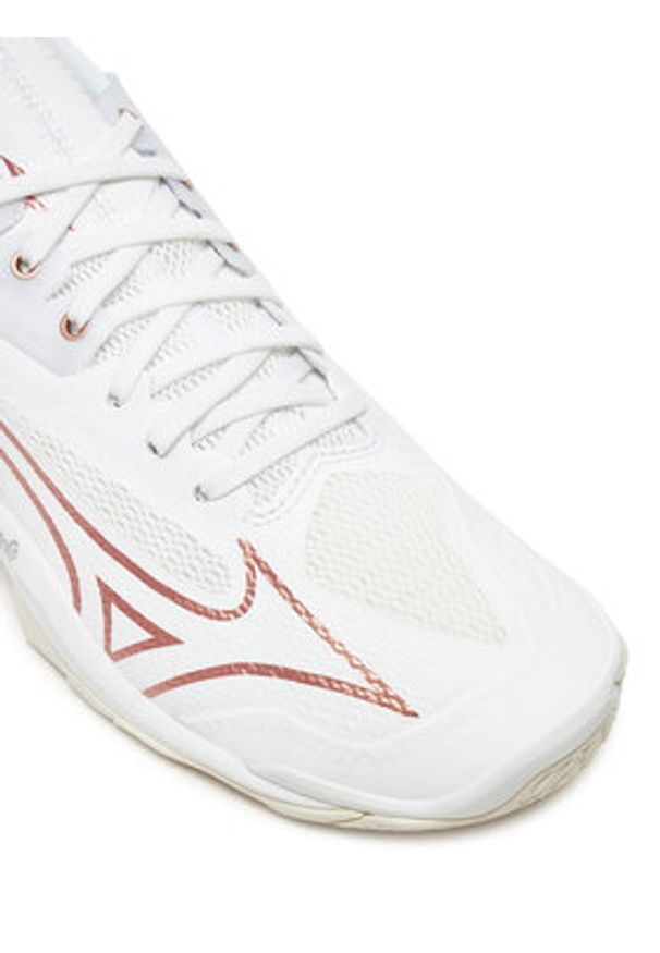 Mizuno Buty halowe Wave Mirage 4 X1GB215036 Biały. Kolor: biały. Materiał: materiał. Model: Mizuno Wave