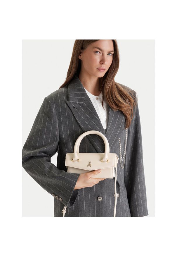 Torebka Patrizia Pepe. Kolor: kremowy