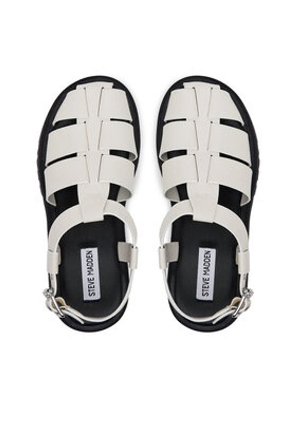 Steve Madden Sandały Market SM11003808 Biały. Kolor: biały. Materiał: skóra