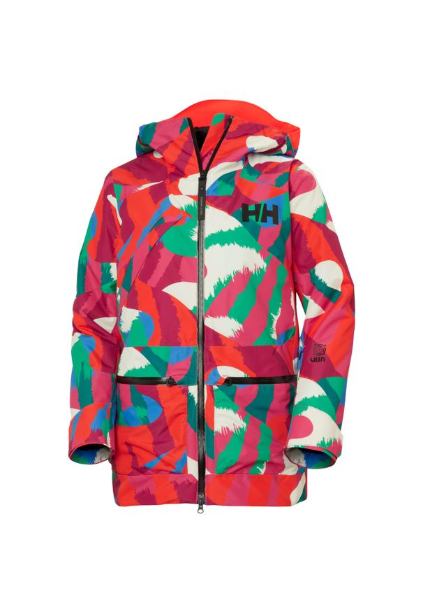 Damska kurtka narciarska z kapturem Helly Hansen Whitewall Lifaloft 3.0T. Typ kołnierza: kaptur. Kolor: różowy. Materiał: puch. Sezon: zima. Sport: narciarstwo