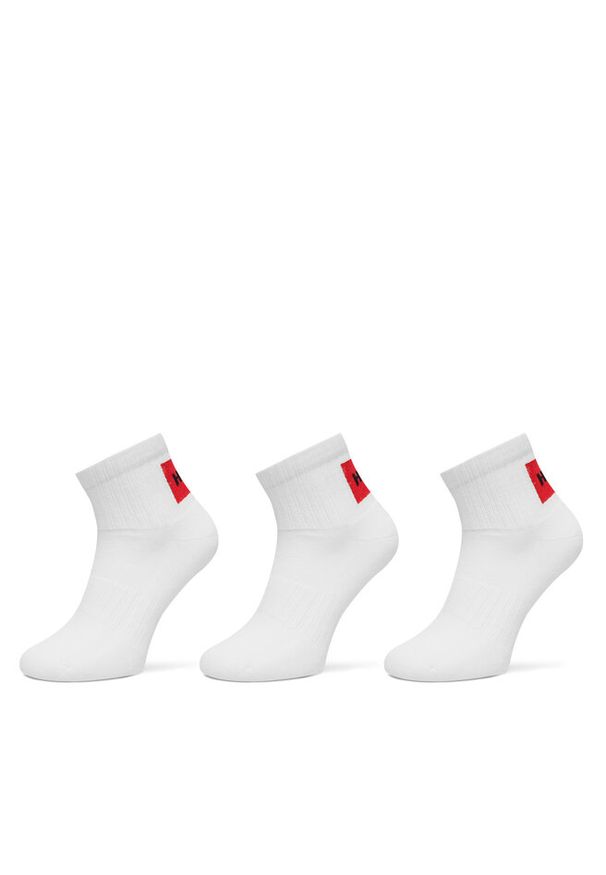 Hugo - Skarpety krótkie HUGO. Kolor: biały