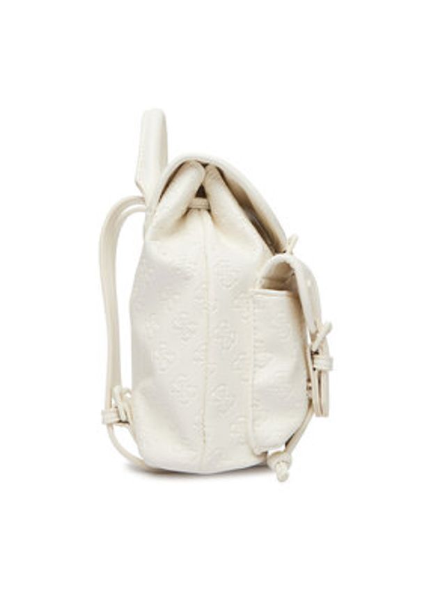 Guess Plecak V6GZ05 W2120 Écru. Kolor: kremowy. Materiał: skóra