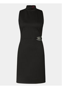 Hugo Sukienka codzienna Kirine 50508266 Czarny Slim Fit. Okazja: na co dzień. Kolor: czarny. Materiał: syntetyk. Typ sukienki: proste. Styl: casual #6