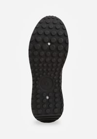 Born2be - Czarne Półbuty Tenisówki z Elastyczną Cholewką i Klamrą Vaiara. Okazja: na spotkanie biznesowe. Zapięcie: klamry. Kolor: czarny. Materiał: jeans. Szerokość cholewki: normalna. Styl: elegancki, biznesowy, klasyczny #2