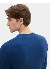 Tom Tailor Sweter 1038612 Niebieski Regular Fit. Kolor: niebieski. Materiał: bawełna #6