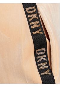 DKNY Spodnie dresowe P2MF7OIY Beżowy Regular Fit. Kolor: beżowy. Materiał: syntetyk #3