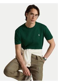 Polo Ralph Lauren T-Shirt 710671438531 Zielony Regular Fit. Typ kołnierza: polo. Kolor: zielony. Materiał: bawełna #5
