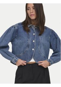 only - ONLY Kurtka jeansowa Amber 15377783 Niebieski Regular Fit. Kolor: niebieski. Materiał: bawełna #5