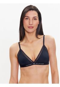 TOMMY HILFIGER - Tommy Hilfiger Biustonosz braletka UW0UW04242 Granatowy. Kolor: niebieski. Materiał: syntetyk