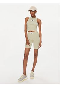 Calvin Klein Jeans Top Label J20J223151 Zielony Slim Fit. Kolor: zielony. Materiał: lyocell #4