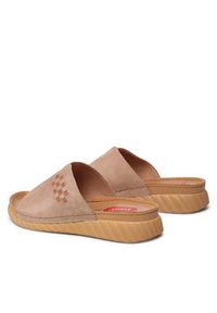 Go Soft Klapki EST-2299-02 Beżowy. Kolor: beżowy. Materiał: zamsz, skóra